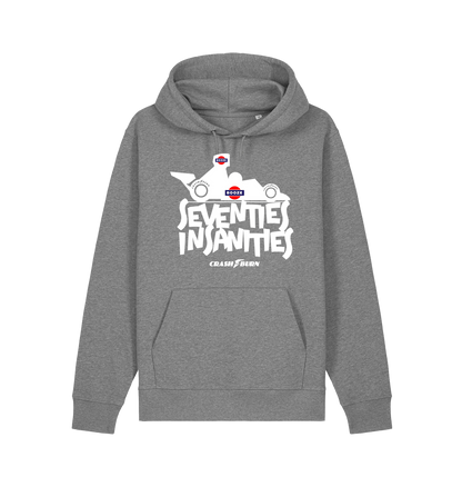 Mid Heather Grey Printed Sweater