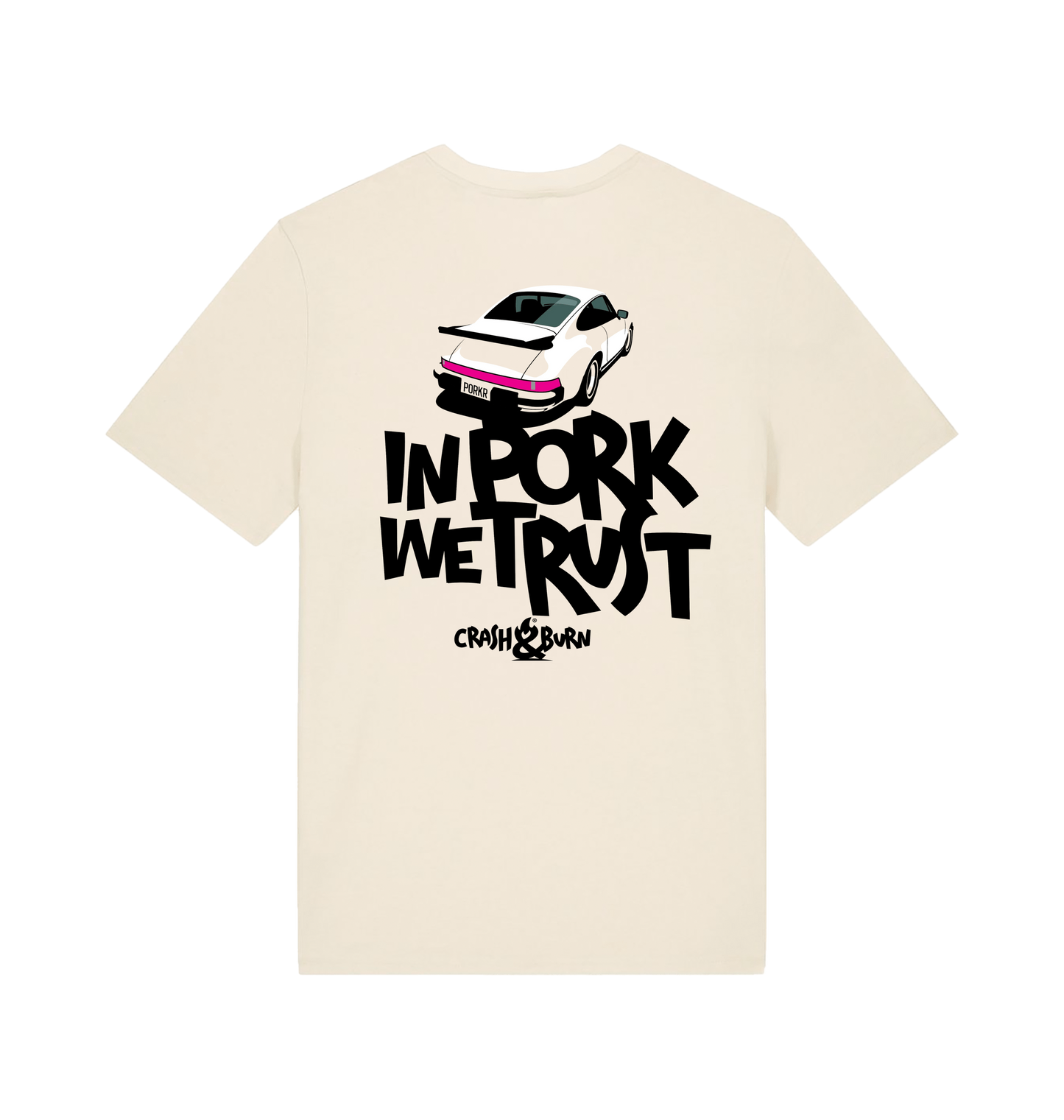 Natural Raw Printed T-shirt Back