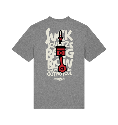 Mid Heather Grey Printed T-shirt