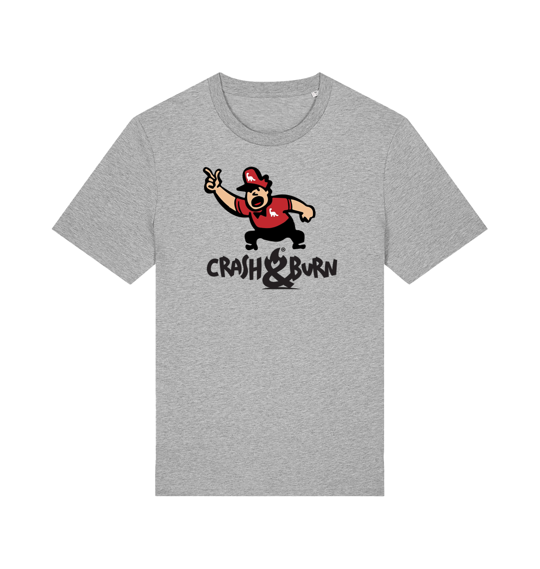 Heather Grey Printed T-shirt