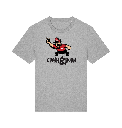 Heather Grey Printed T-shirt