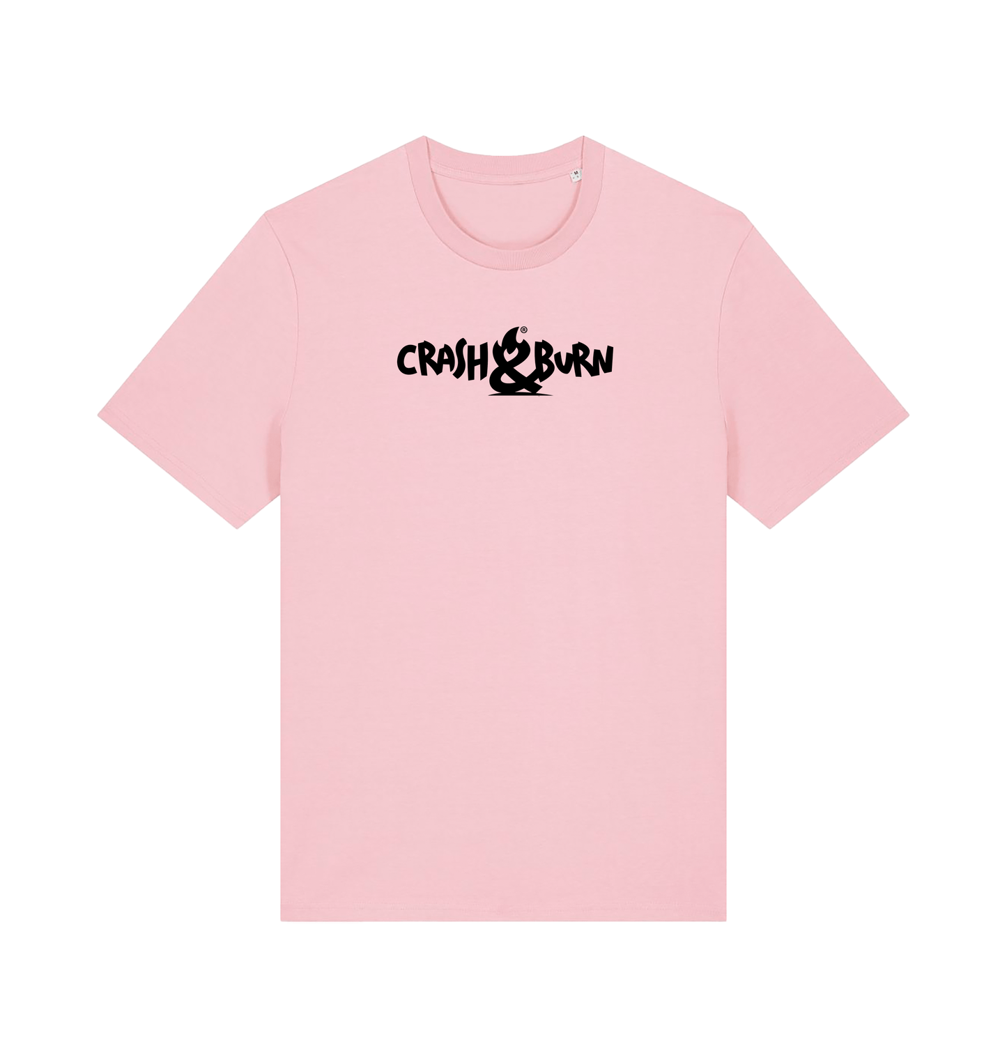 Cotton Pink Printed T-shirt Front