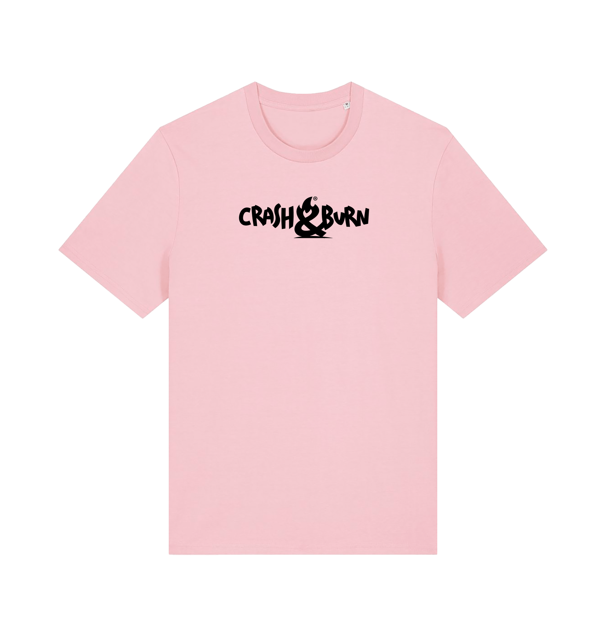 Cotton Pink Printed T-shirt Front
