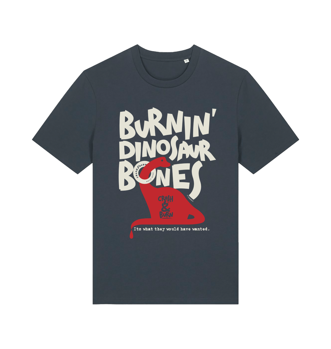 India Ink Grey Printed T-shirt