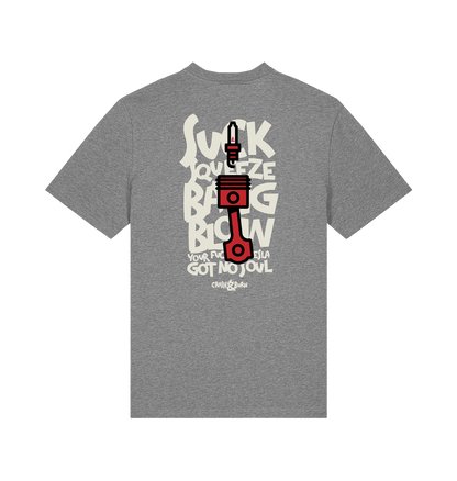 Mid Heather Grey Printed T-shirt