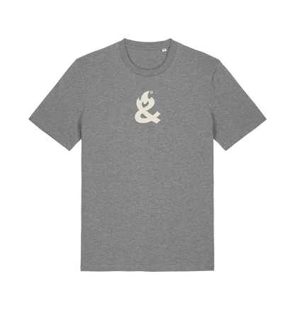 Mid Heather Grey Printed T-shirt