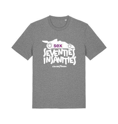 Mid Heather Grey Printed T-shirt