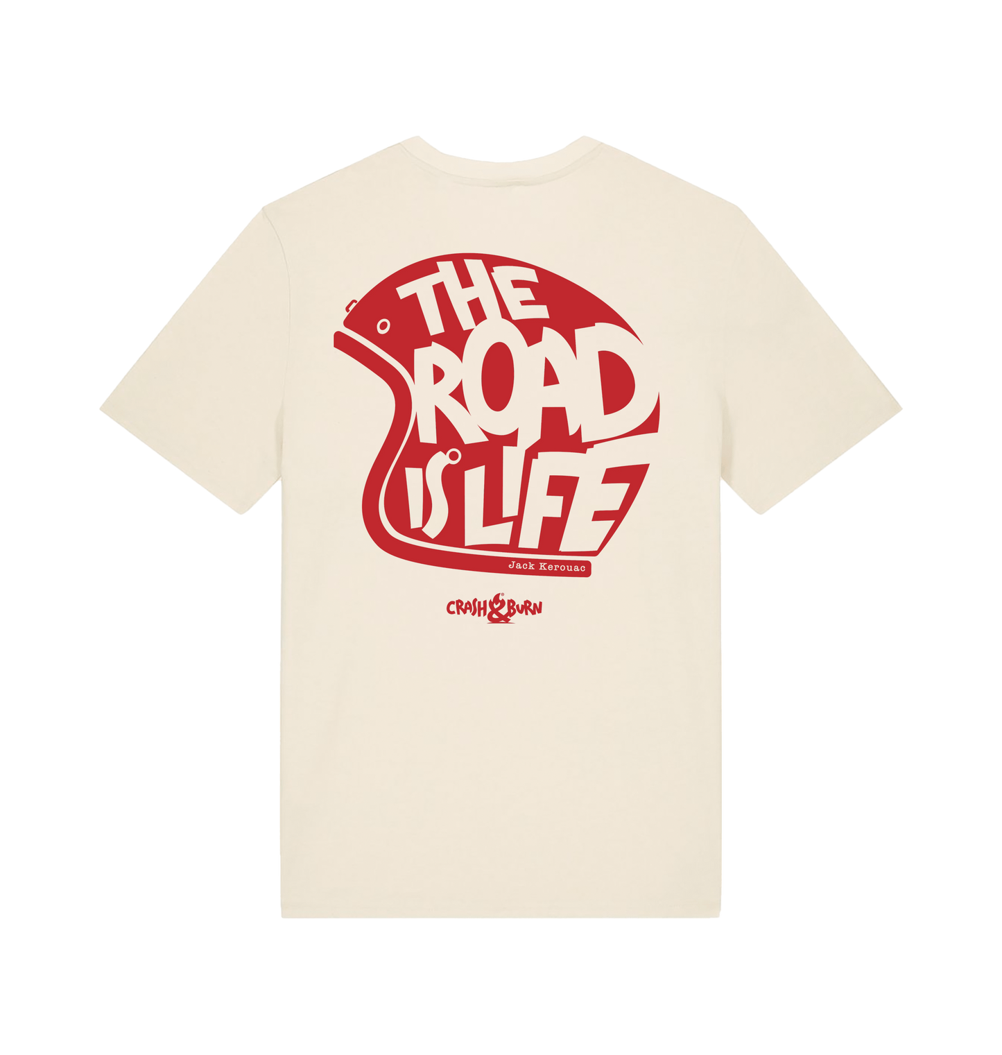 Natural Raw Printed T-shirt Back