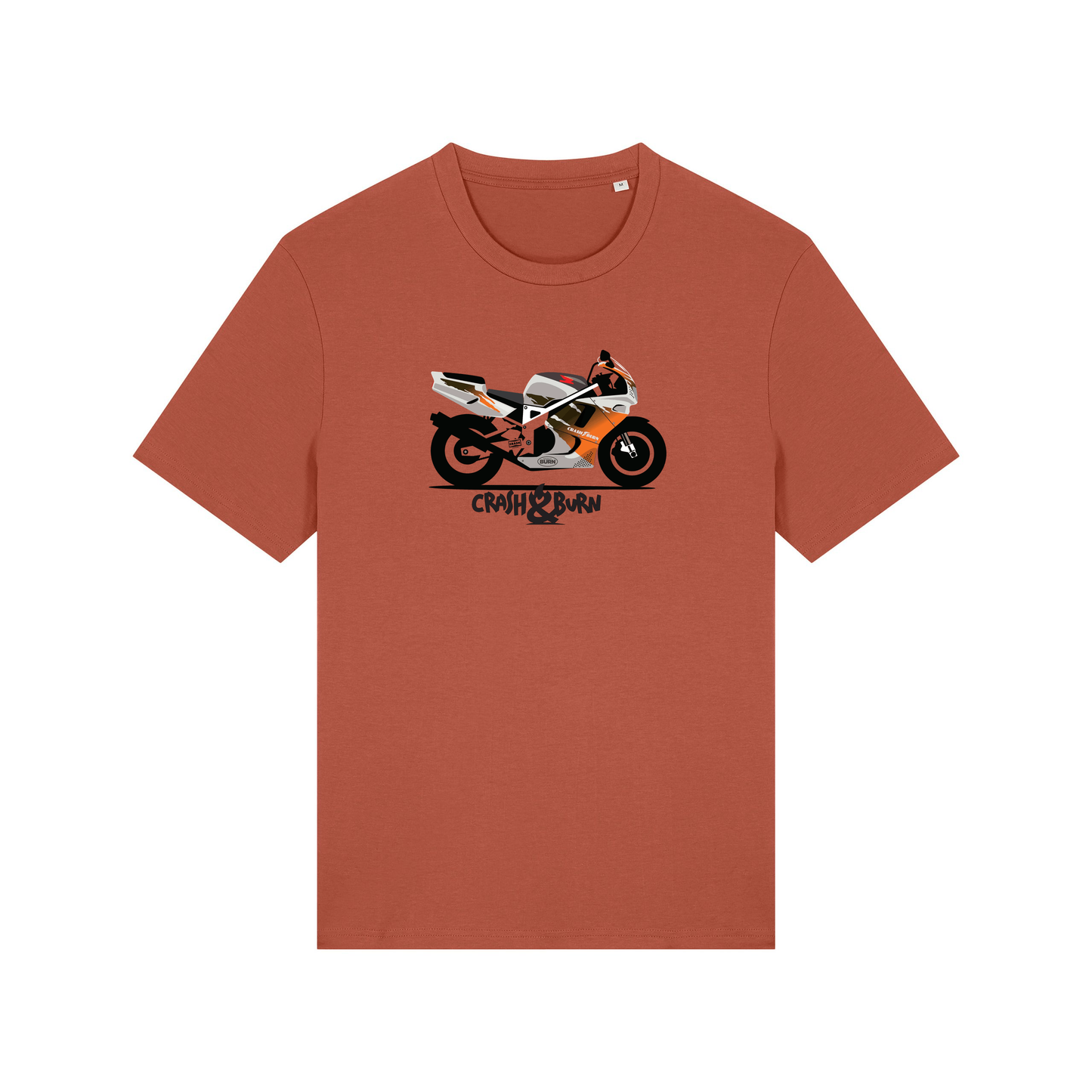 Heritage Brown Printed T-shirt Front