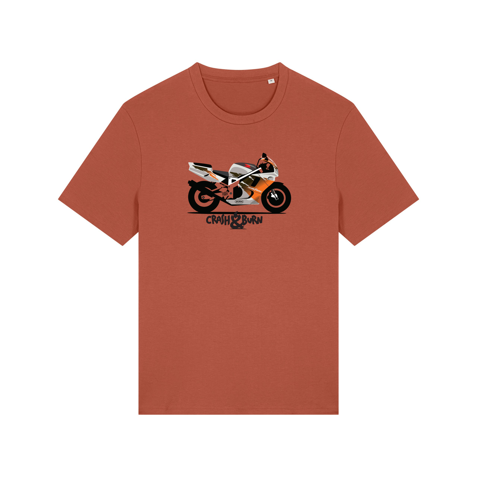 Heritage Brown Printed T-shirt Front