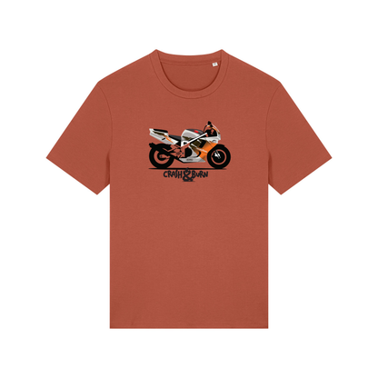 Heritage Brown Printed T-shirt Front