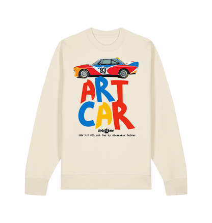 Natural Raw Printed Sweater