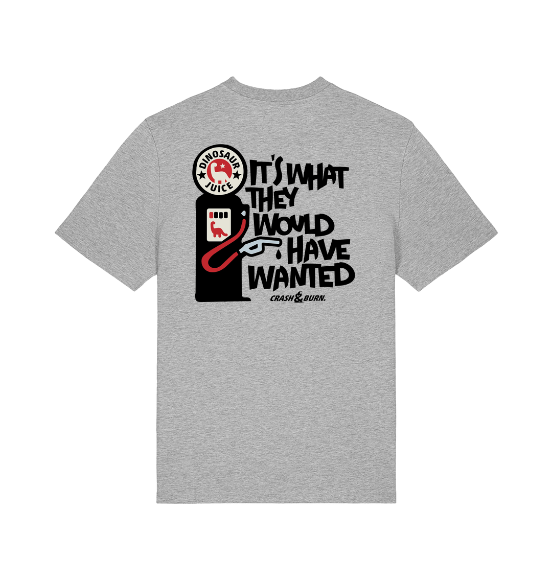 Heather Grey Printed T-shirt