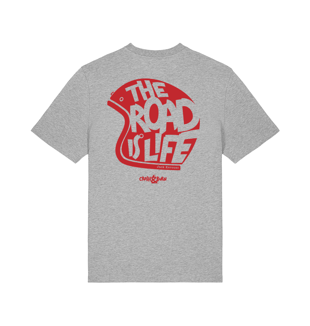 Heather Grey Printed T-shirt