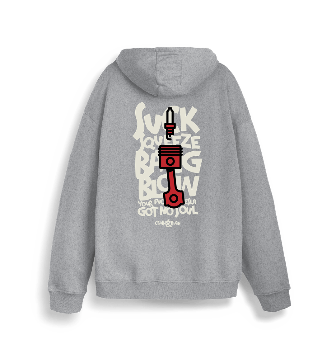 Heather Grey Printed Sweater