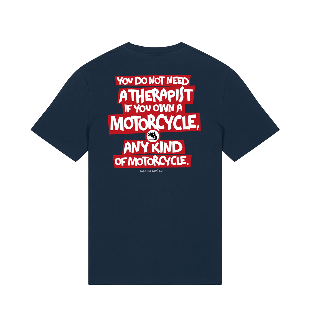 French Navy Printed T-shirt