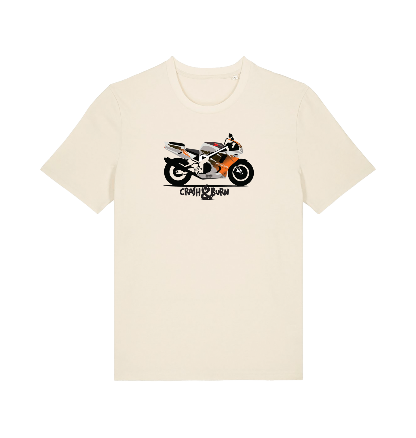 Natural Raw Printed T-shirt Front