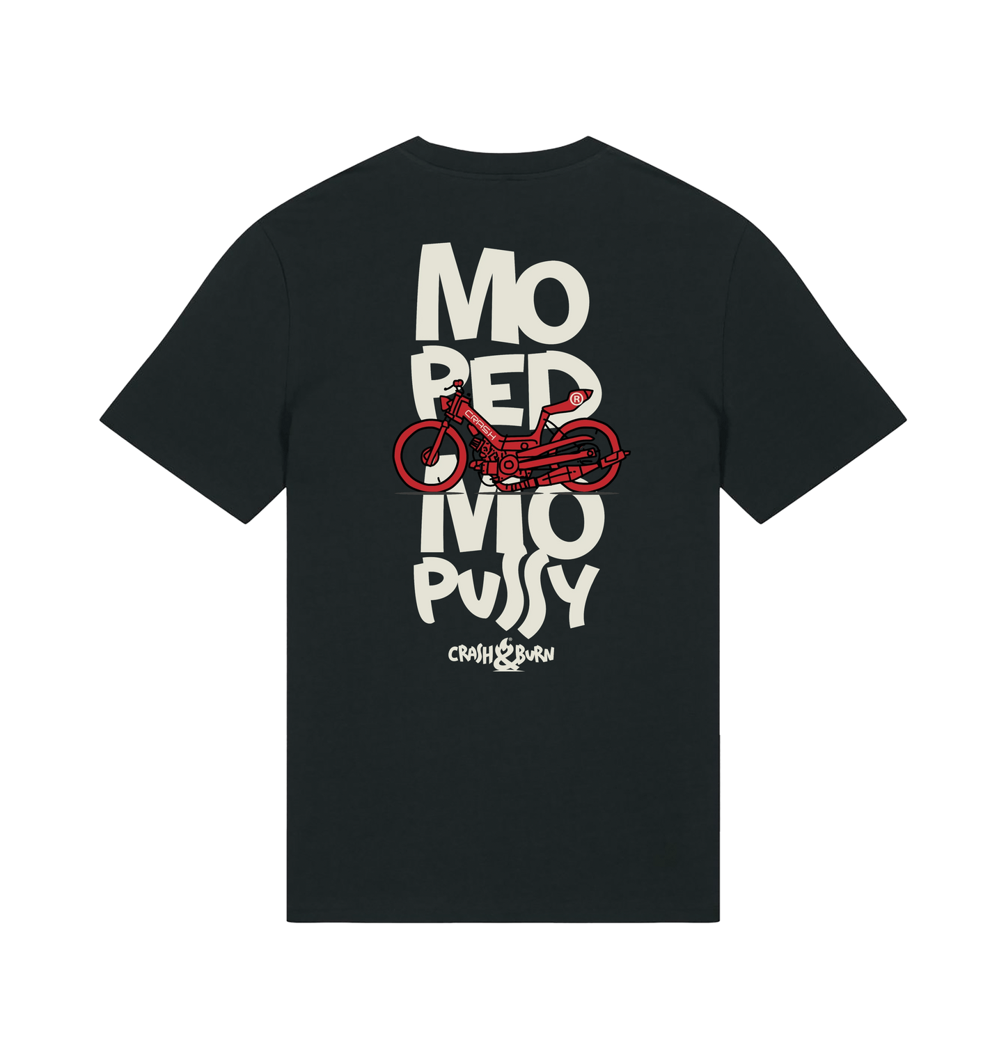 Black Printed T-shirt Back