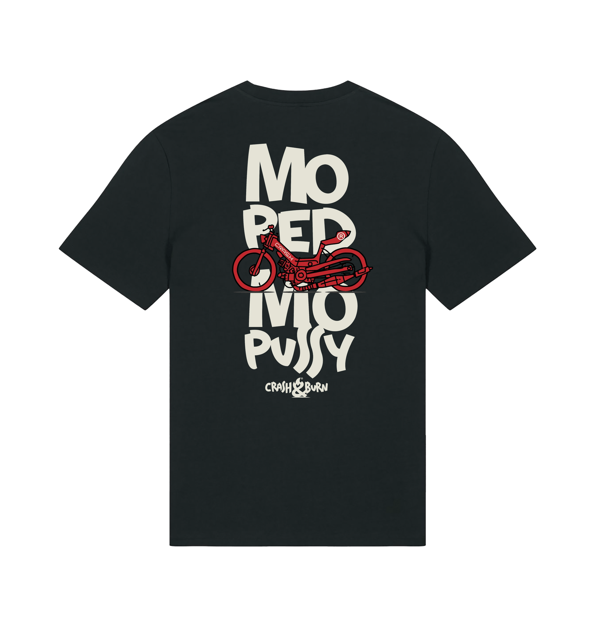 Black Printed T-shirt Back