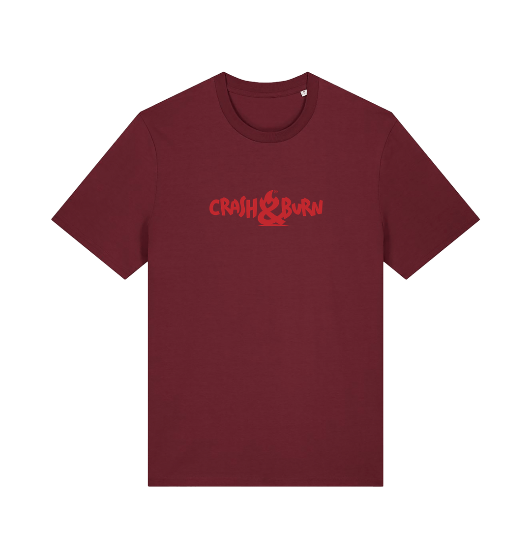 Burgundy Printed T-shirt