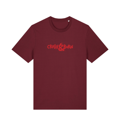 Burgundy Printed T-shirt