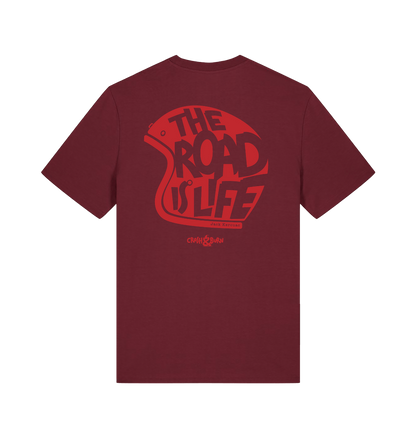 Burgundy Printed T-shirt